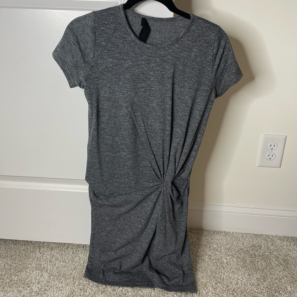Audrey 3+1 Cinched Waist Tee Dress